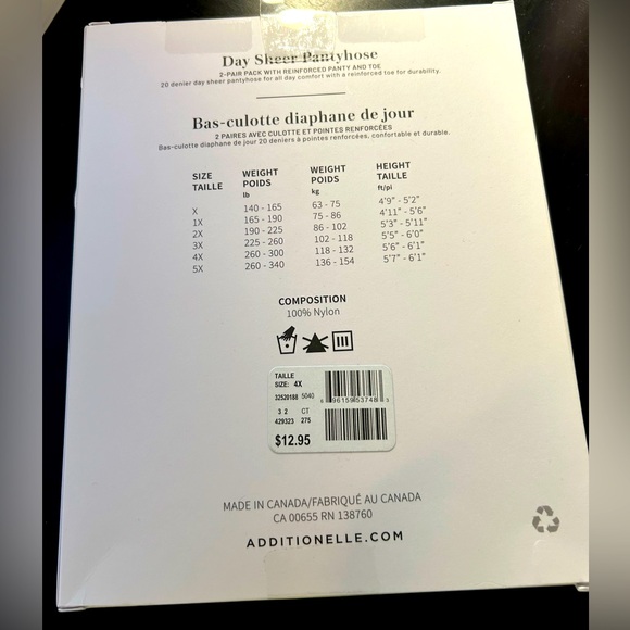 Addition Elle 2 pack sheer hosiery - Picture 2 of 2